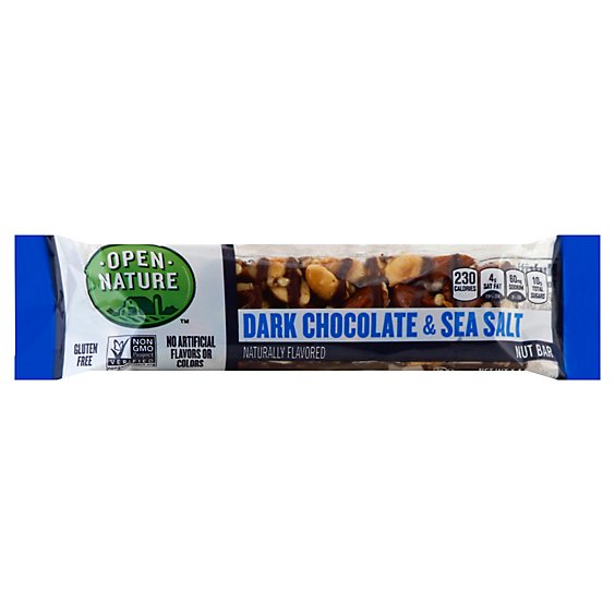 Open Nature Nut Bar Dark Chocolate & Sea Salt - 1.4 Oz