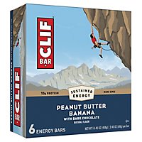 Clif Bar Peanut Butter Banana Drk Choc - 6-2.4 Oz - Image 2