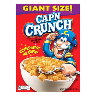 Capn Crunch Sweetened Corn & Oat Cereal - 28 Oz - Pavilions