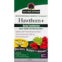 Natures Answer Hawthorn Complete Liquid Capsules - 90 Count - Image 2