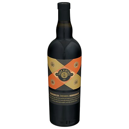 Four Virtues Bourbon Barrell Aged Zinfandel Wine - 750 Ml - Image 2
