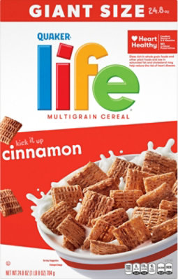 Quaker Life Cereal Multigrain Cinnamon - 24.8 Oz - Image 2