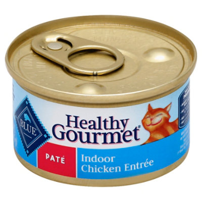 Blue Healthy Gourmet Cat Food Pate Indoor Chicken Entree Can - 3 Oz ...