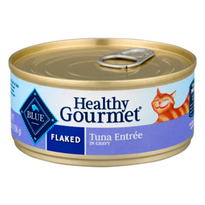 Blue Healthy Gourmet Cat Food Flaked Tuna Entree In Gravy Can - 5.5 Oz