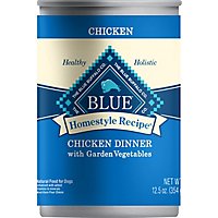 Blue Dog Food Homestyle Recipe Dinner Chicken With Garden Vegetables Can - 12.5 Oz - Image 2