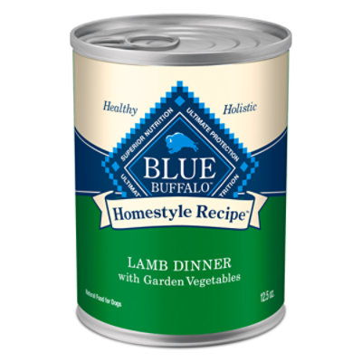 Blue Buffalo Homestyle Recipe Adult Wet Dog Food Lamb Dinner With Garden Vegetables - 12.5 Oz - Image 1