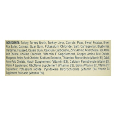 Blue Dog Food Homestyle Recipe Dinner Turkey Meatloaf With Garden Vegetables Can - 12.5 Oz - Image 4
