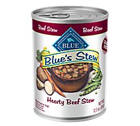 Blue Blues Stew Natural Beef Stew Adult Wet Dog Food Can - 12.5 Oz