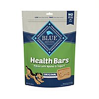 Blue Health Bars Natural Apple & Yogurt Crunchy Dog Biscuit Treats Bag - 16 Oz - Image 3