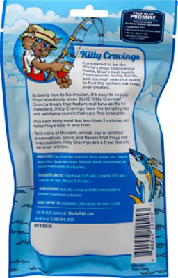 Blue Cat Treats Kitty Cravings Crunchy Real Tuna Bag - 2 Oz - Image 3