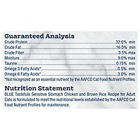 Blue Cat Food Sensitive Stomach Adult Chicken & Brown Rice Recipe - 5 Lb - Image 1