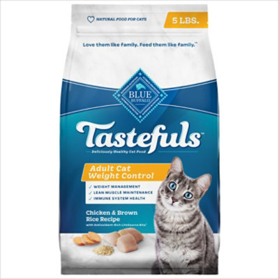 Blue Buffalo Tastefuls Natural Food for Adult Cats Weight Control - 5 Lb - Image 1