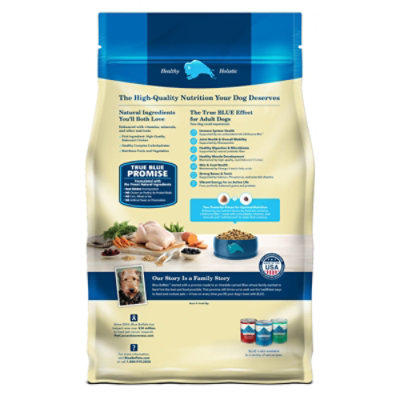 Blue Buffalo Life Protection Formula Adult Dry Dog Food Chicken & Brown Rice Recipe Bag - 24 Lb - Image 2