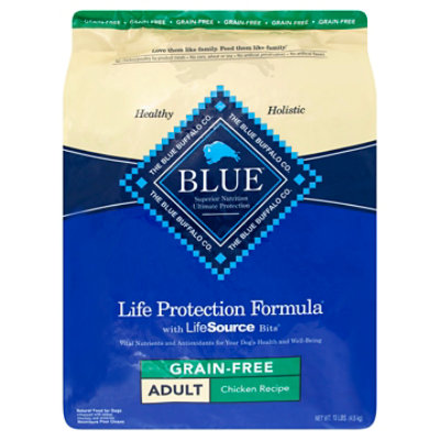 Blue Dog Food Life Protection Formula Adult Chicken Brown Rice