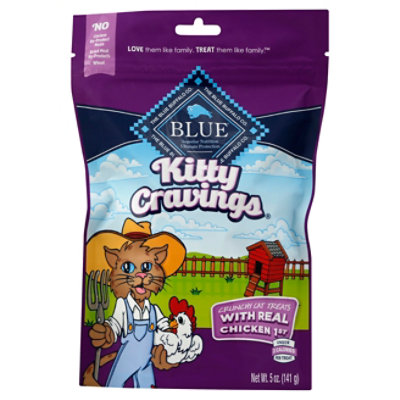 cat food blue bag