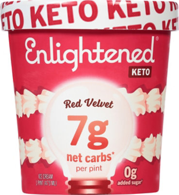 Enlightened Keto Collection Ice Cream Red Velvet 1 Pint - 473 Ml - Image 2