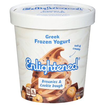 Enlightened Ice Cream Light Brownies & Cookie Dough 1 Pint - 473 Ml ...