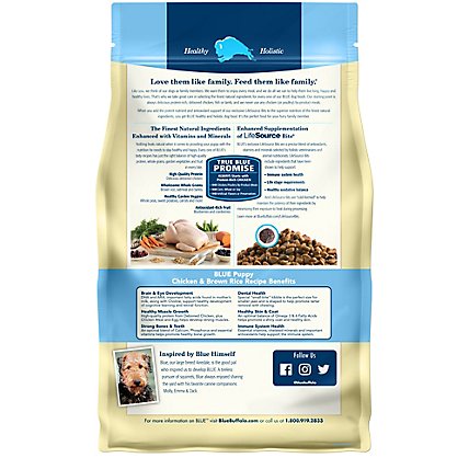 Blue Buffalo Life Protection Formula Natural Puppy Dry Dog Food Chicken and Brown Rice - 6 Lb - Image 4