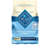 Blue Buffalo Life Protection Formula Natural Puppy Dry Dog Food Chicken and Brown Rice - 6 Lb