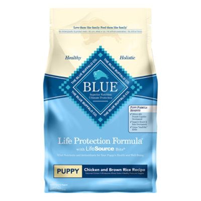 Blue Buffalo Life Protection Formula Natural Puppy Dry Dog Food Chicken and Brown Rice - 6 Lb