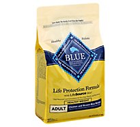 Blue Dog Food Life Protection Formula Adult Healthy Weight Chicken & Brown Rice Bag - 6 Lb
