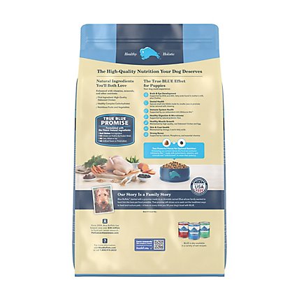 Blue Dog Food Life Protection Formula Puppy Chicken & Brown Rice Bag - 15 Lb - Image 5