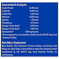 Blue Life Protection Formula Natural Chicken and Brown Rice Adult Dry Dog Food - 15 Lb - Image 4