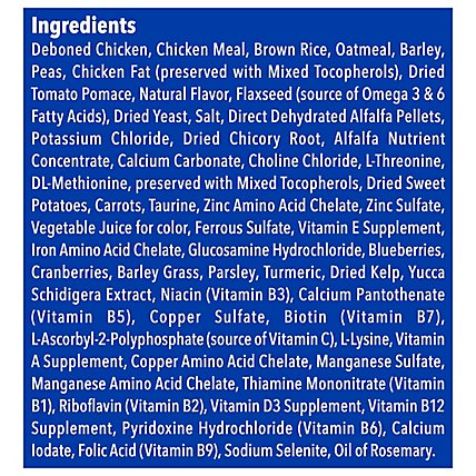 Blue Dog Food Life Protection Formula Adult Chicken & Brown Rice Bag - 15 Lb