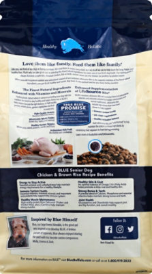 Blue Dog Food Life Protection Formula Senior Chicken & Brown Rice Bag - 6 Lb - Image 3