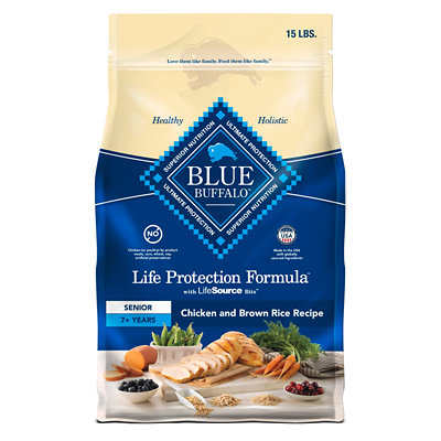 Blue Buffalo Life Protection Formula Senior Dry Dog Food Chicken & Brown Rice Recipe - 15 Lb - Image 2