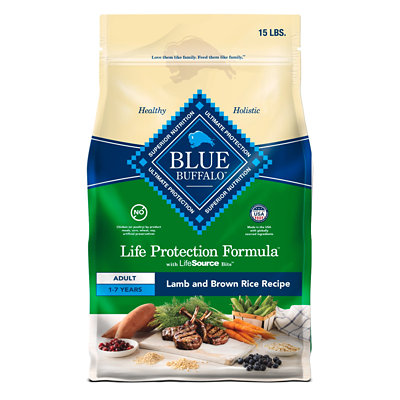 Blue Buffalo Life Protection Formula Adult Dry Dog Food Lamb & Brown Rice Recipe Bag - 15 Lb - Image 2