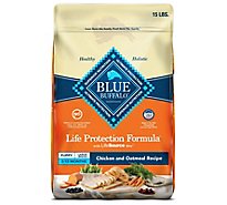 Blue Dog Food Life Protection Formula Puppy Chicken & Brown Rice Large Breed Bag - 15 Lb