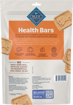 BLUE Dog Food Biscuits Health Bars Baked Pumpkin & Cinnamon Bag - 16 Oz - Image 5