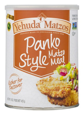 Yehud Matzo Meal Panko Style - 16 Oz - Image 1