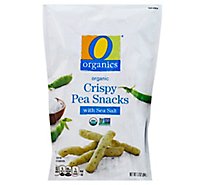 O Organics Crispy Pea Snacks With Sea Salt - 3.3 Oz