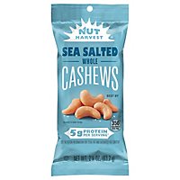 Nut Harvest Cashew Whole Sea Salted Bag - 2.25 Oz - Image 1