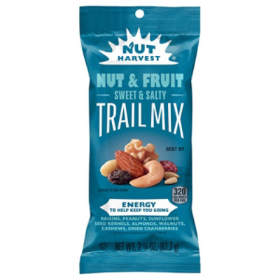 Nut Harvest Fruit & Nut Mix Plastic Bag - 2.25 Oz - Image 3