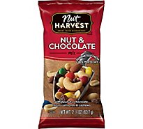 Nut Harvest Nut & Chocolate Mix Plastic Bag - 2.25 Oz