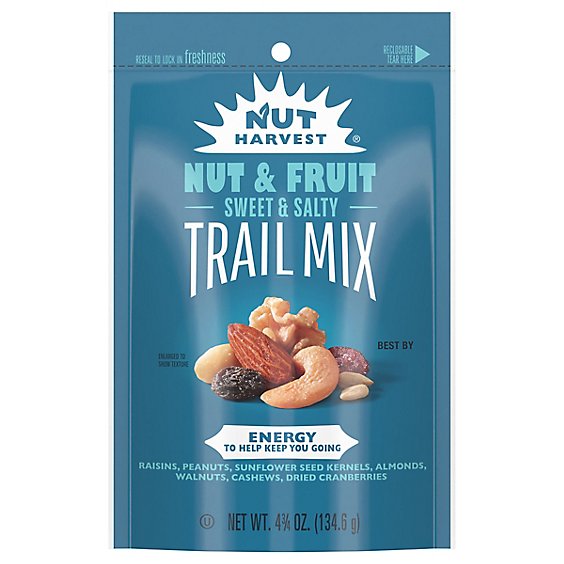 Nut Harvest Nut And Fruit Mix - 4.75 Oz