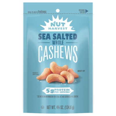 Nut Harvest Sea Salted Whole Cashews - 4.75 Oz - Image 3