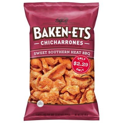 Baken-Ets Sweet Southern Heat Pork Skins Plastic Bag - 3 Oz