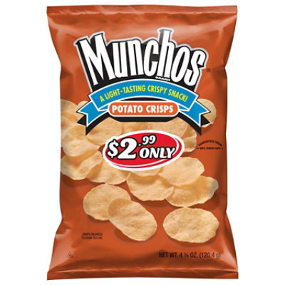 Munchos Potato Crisps Bag - 4.25 Oz