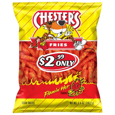 CHESTERS Fries Flamin Hot Bag - 5.25 Oz - Image 2