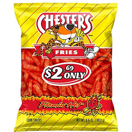 CHESTERS Fries Flamin Hot Bag - 5.25 Oz - Image 2