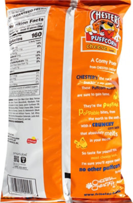 CHESTERS Puffcorn Cheese - 4.25 Oz - Image 6