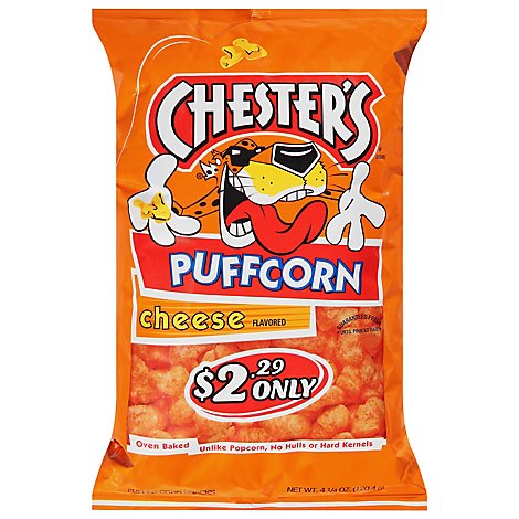 CHESTERS Puffcorn Cheese - 4.25 Oz
