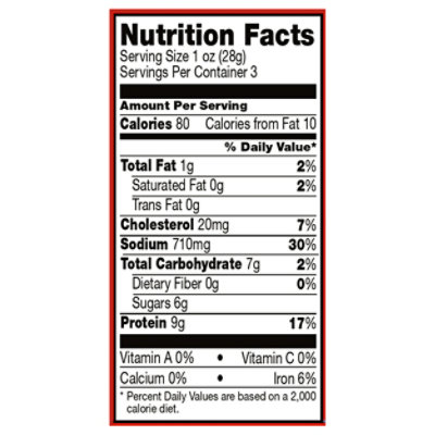 Matador Original Beef Jerky 3 Ounce Plastic Bag - 3 Oz - Image 4