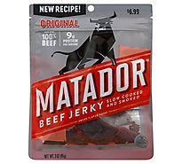 Matador Original Beef Jerky 3 Ounce Plastic Bag - 3 Oz