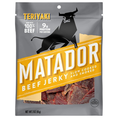 Matador Beef Jerky Teriyaki - 3 Oz - Image 1