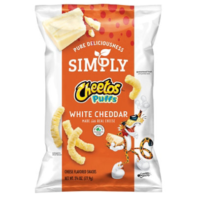 CHEETOS Simply White Cheddar Puffs - 2.75 Oz